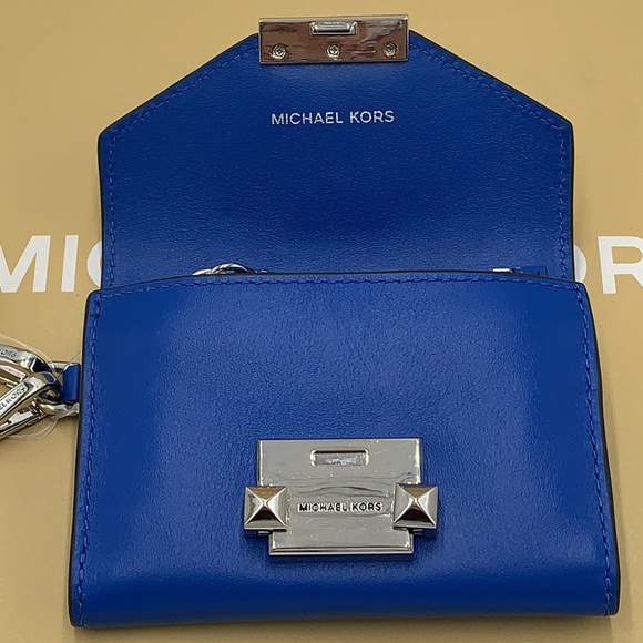 Michael Kors Whitney Small Leather Chain Wallet - Picture 8 of 16